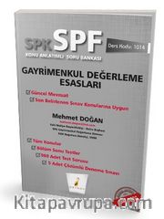 SPK - SPF Gayrimenkul Değerleme Esasları Konu Anlatımlı Soru Bankası 1014