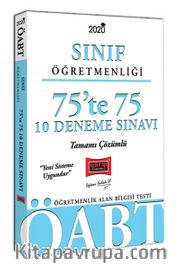 2020 ÖABT Sınıf Öğretmenliği 75’te 75 Tamamı Çözümlü 10 Deneme Sınavı