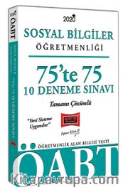 2020 ÖABT Sosyal Bilgiler Öğretmenliği 75’te 75 Tamamı Çözümlü 10 Deneme Sınavı