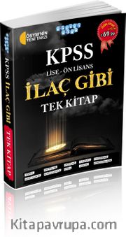 KPSS Lise Ön Lisans İlaç Gibi Tek Kitap