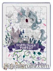 Harry Potter - Forebidden Forest Ahşap Puzzle  54 Parça (KOP-HP081 - LIV) Lisanslı Ürün  