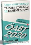 2020 KPSS ÖABT Tarih Öğretmenliği Tamamı Çözümlü 10 Deneme Sınavı 