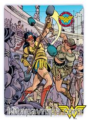Wonder Woman - Vintage Ahşap Puzzle 35 Parça (KOP-WW096 - XXXV) Lisanslı Ürün  