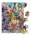 Wonder Woman - Vintage Ahşap Puzzle 35 Parça (KOP-WW096 - XXXV) Lisanslı Ürün  