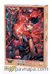 Wonder Woman - Wonder Woman vs Darkseid Ahşap Puzzle 500 Parça (KOP-WW093 - D) Lisanslı Ürün  