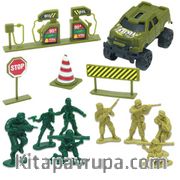Poşette Arabalı Asker Set(Pr08)