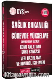 2020 Sağlık Bakanlığı Görevde Yükselme Sınavlarına Hazırlık Konu Anlatımlı Soru Bankası Veri Hazırlama ve Kontrol İşletmeni