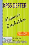 2014 KPSS Defteri Muhasebe Ders Notları