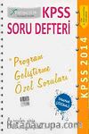 2014 KPSS Program Geliştirme Özel Soruları Soru Defteri