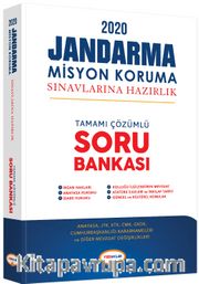2020 Jandarma Misyon Koruma Sınavlarına Hazırlık Tamamı Çözümlü Soru Bankası 