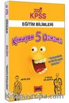 2020 KPSS Eğitim Bilimleri Konuşan 5 Deneme