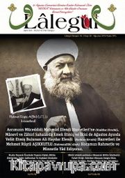 Lalegül Aylık İlim Kültür ve Fikir Dergisi Sayı:30 Ağustos 2015