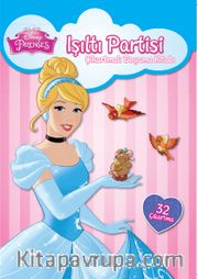 Disney Prenses Işıltı Partisi Çıkartmalı Boyama Kitabı