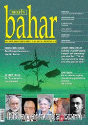 Berfin Bahar Aylık Kültür Sanat ve Edebiyat Dergisi Ağustos 2015 Sayı:210