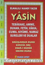 Yasin Türkçe Okunuşlu - Fihristli - Orta Boy (Kod:213)