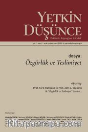 Yetkin Düşünce Ocak Şubat Mart Sayı:1 2018