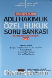 Adli Hakimlik Soru Bankası Cilt 2 (Özel Hukuk)