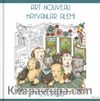Art Nouveau - Hayvanlar Alemi Boyama Kitabı