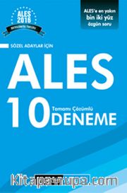 2016 ALES Sözel Adaylar İçin Tamamı Çözümlü 10 Deneme