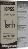 2016 KPSS Tarih Çek Kopar Yaprak Test 