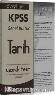 2016 KPSS Tarih Çek Kopar Yaprak Test 