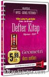 2016 KPSS - Genel Yetenek Tüm Adaylar İçin Geometri Ders Notları Defter Kitap Öğreten-Özet