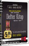 2016 KPSS Genel Kültür Tüm Adaylar İçin Vatandaşlık Ders Notları Defter Kitap Öğreten-Özet