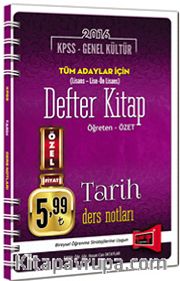2016 KPSS - Genel Kültür Tüm Adaylar İçin Tarih Ders Notları Defter Kitap Öğreten-Özet