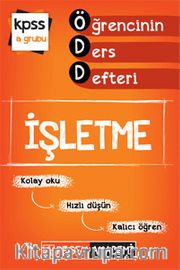 2015 KPSS A Grubu İşletme Öğrencinin Ders Defteri