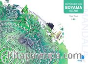 Büyükler İçin Boyama Kitabı Yeşil - Doğa Temalı