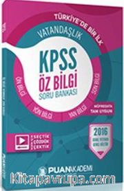 2016 KPSS Vatandaşlık Öz Bilgi Soru Bankası
