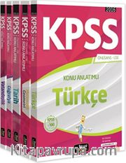 2016 KPSS Lise - Ön Lisans Konu Anlatımlı Modüler Set (5 Kitap)