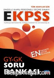 E-KPSS Genel Yetenek Genel Kültür Soru Bankası Türkçe-Matematik-Tarih-Coğrafya-Vatandaşlık