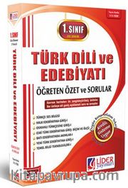 1. Sınıf 1. Yarıyıl Güz Dönemi Türk Dili ve Edebiyatı Öğreten Özet ve Sorular (Kod:AF-111-TDE)