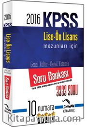 2016 KPSS Lise Ön Lisans Mezunları İçin Genel Kültür Genel Yetenek Soru Bankası (3333 Soru) 