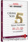 2016 KPSS Eğitim Bilimleri Çıkmış Son 5 Sınav Soruları