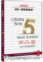 2016 KPSS Eğitim Bilimleri Çıkmış Son 5 Sınav Soruları