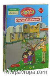 Cimcime / Eğik ve Düz Yazıyla Okumayı Öğreniyorum (10 kitap Renkli Resimli)