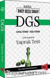 2016 DGS Sayısal Yetenek - Sözel Yetenek Çek Kopartlı Yaprak Test