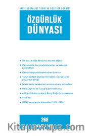 Özgürlük Dünyası / Aylık Sosyalist Teori ve Politika Dergisi / Eylül 2015 Sayı:268