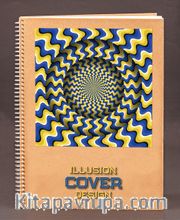 Bookinzi Okul Defteri (Taslamalı)  80gr. 70 yaprak A4 Çizgili - Optik İllüzyon Serisi - 01