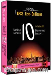 2016 KPSS - Lİse - Ön Lisans Fasikül Fasikül 10 Çözümlü Deneme Sınavı