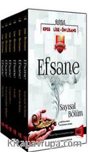 2016 KPSS Lise- Ön Lisans Efsane Modüler Set (6 Kitap)