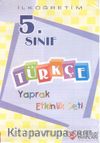 5. Sınıf Türkçe Yaprak Etkinlik Seti