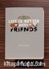 Friends - Life is Better With Friends - Dokun Hisset Serisi (AD-FR004) Lisanslı Ürün (Cep Boy) Lisanslı Ürün