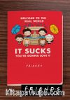 Friends - It Sucks - Dokun Hisset Serisi (AD-FR003) Lisanslı Ürün (Cep Boy) Lisanslı Ürün