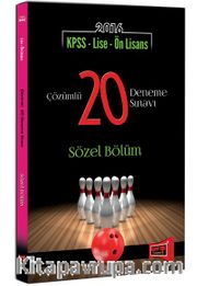 2016 KPSS Lise - Ön Lisans Sözel Bölüm Çözümlü 20 Deneme Sınavı