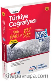 2016 KPSS Lisans Türkiye Coğrafyası Soru Bankası (837 Soru) (Kod:1054)