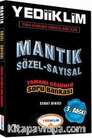2016 Tüm Sınav Kurumları İçin Mantık Sözel-Sayısal Tamamı Çözümlü Soru Bankası