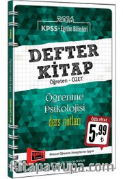2016 KPSS Eğitim Bilimleri Defter Kitap Öğrenme Psikolojisi Ders Notları
